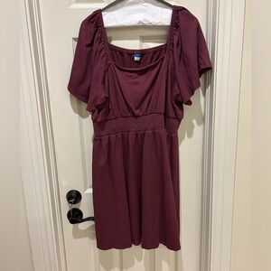 Old Navy maroon dress XL